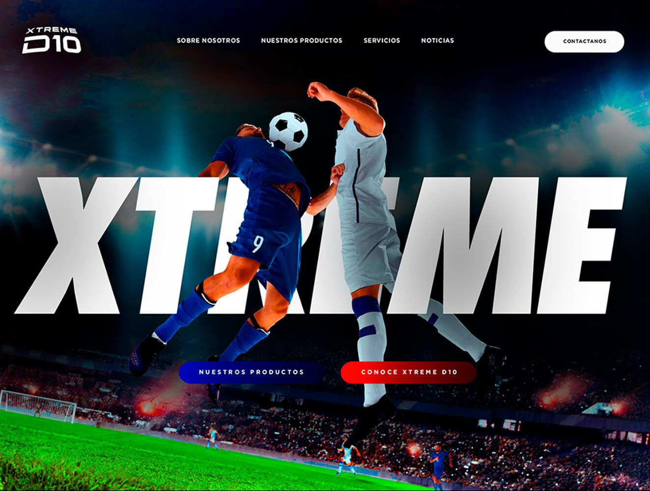 Sitio web Xtreme D10