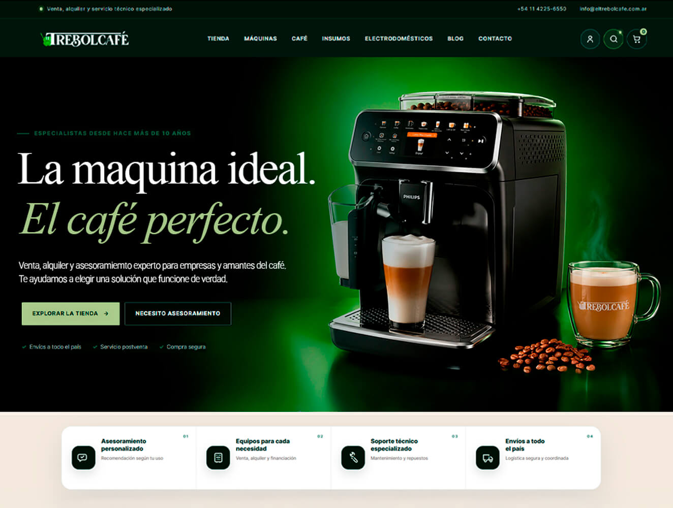 Tienda online Trébol Café